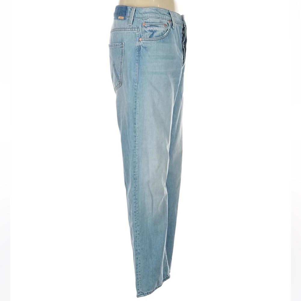 MOTHER Light Wash Wide Leg Jeans - Picture 5 of 14